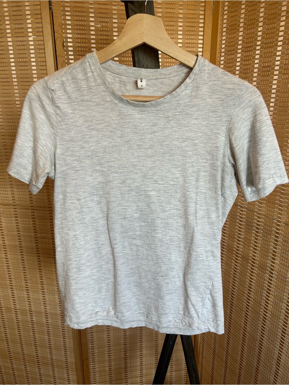 Kotn Women's Essential Crew in Oat Melange